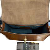 The Bridge - Borsa a tracolla in cuoio con tracolla removibile SS26  Irene, Marrone