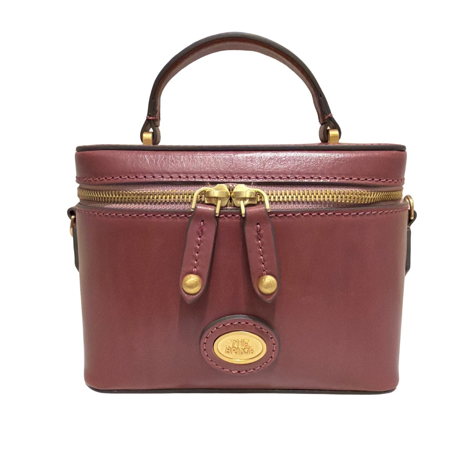 The Bridge - Tracollina vanity in pelle, Malva