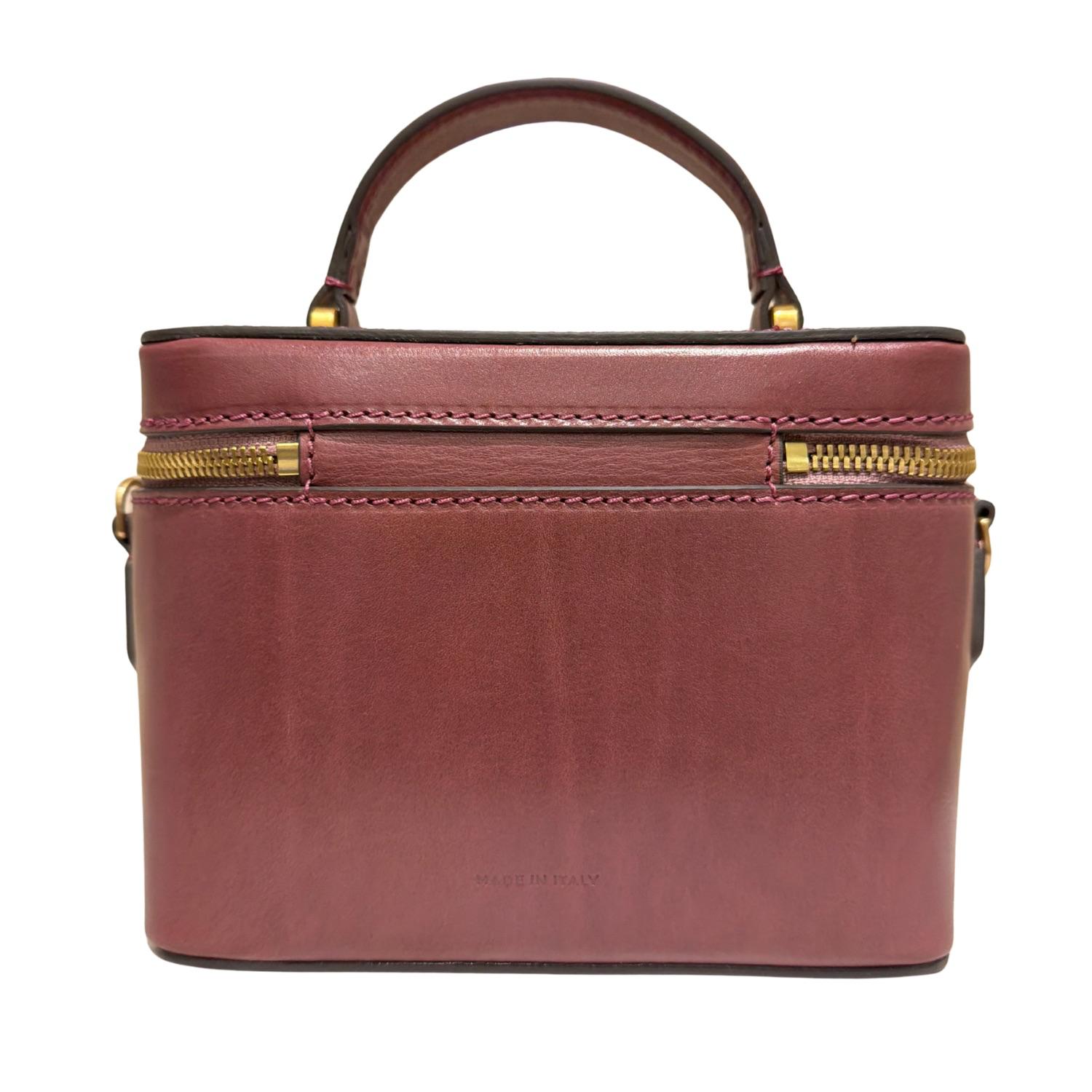 The Bridge - Tracollina vanity in pelle, Malva