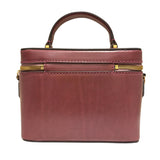 The Bridge - Tracollina vanity in pelle, Malva