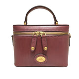 The Bridge - Tracollina vanity in pelle, Malva