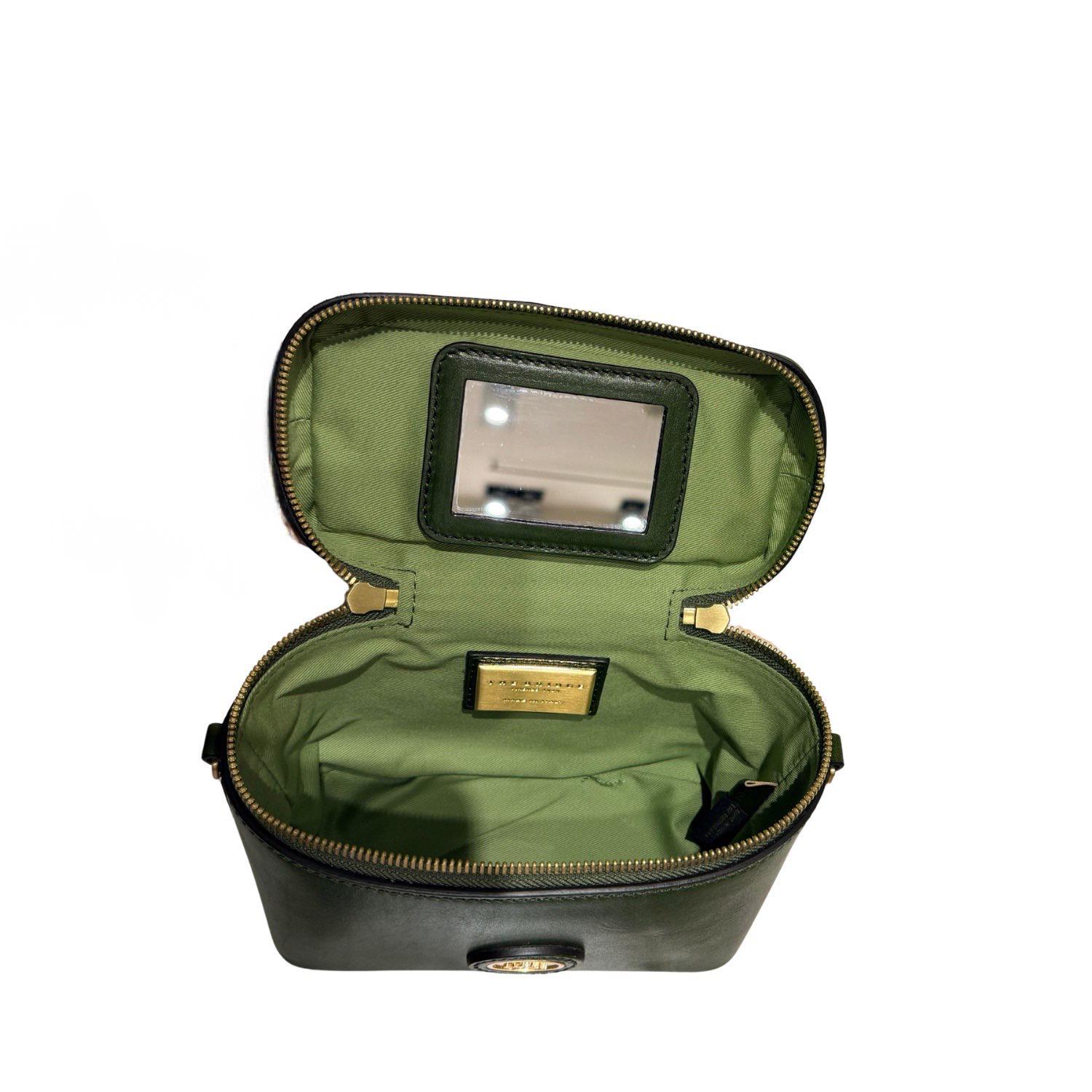 The Bridge - Tracollina vanity in pelle, Verde