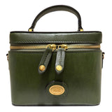 The Bridge - Tracollina vanity in pelle, Verde