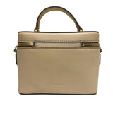 The Bridge - Tracollina vanity in pelle, Beige