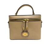 The Bridge - Tracollina vanity in pelle, Beige