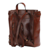 Zaino in pelle Isotta, Marrone