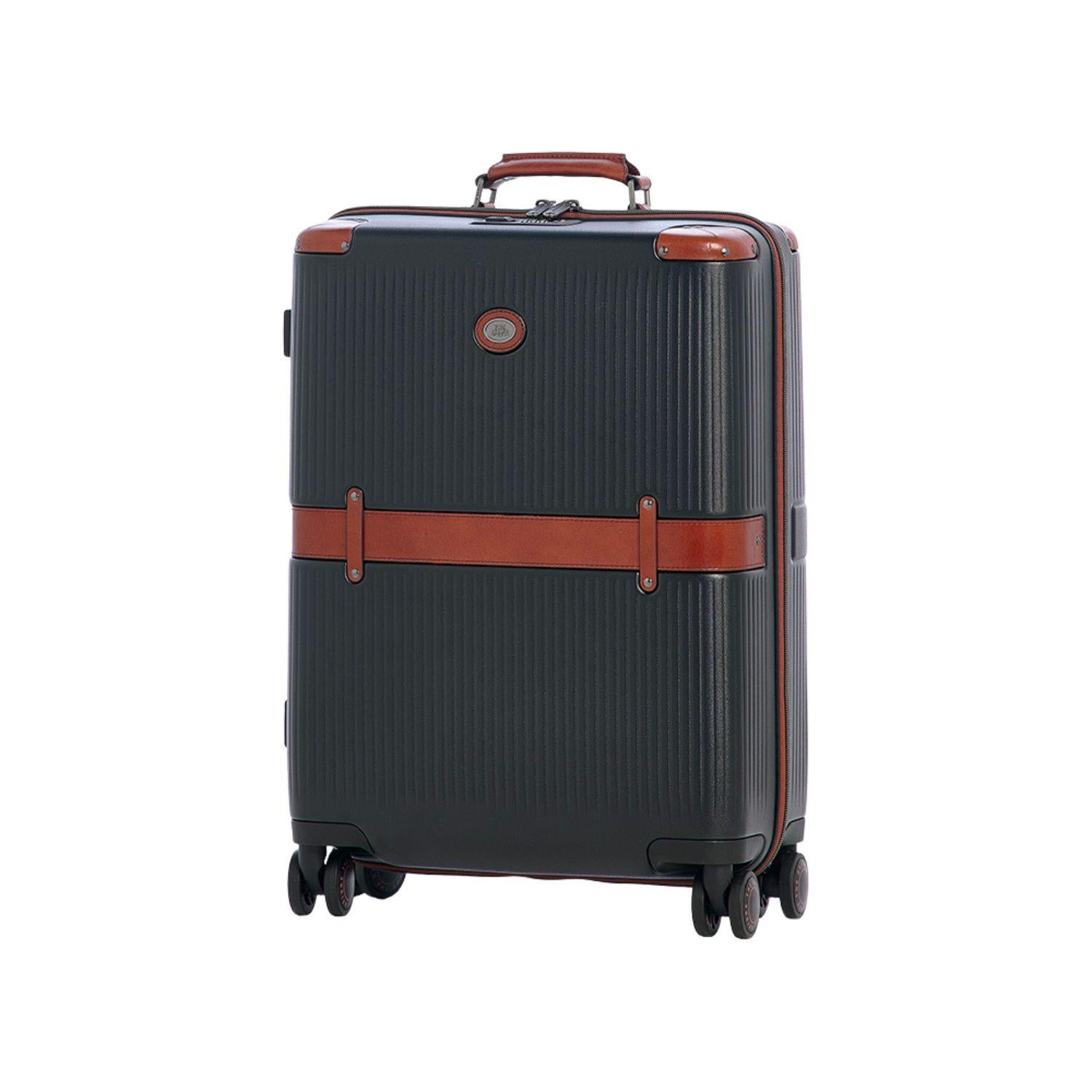 The Bridge - Trolley cabina in policarbonato e cuoio, Nero