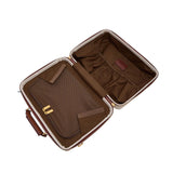 The Bridge - Beauty Case in Pelle e Policarbonato, Bianco