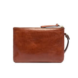 Pochette in pelle donna Ingrid, Marrone