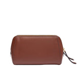 The Bridge - Beauty case  doppia zip in pelle Ines, Marrone