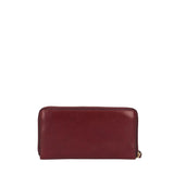 The bridge - Portafoglio con zip around in pelle linea Ingrid, Bordeaux