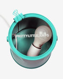 PRETTY LITTLE - Lampada latta ammaccata Tiffany Azzurra