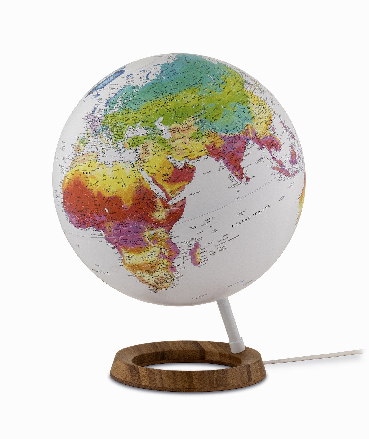 TECNODIDATTICA - Mappamondo da tavolo illuminato Multicolor