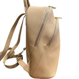 PATRIZIA PEPE - Zaino in pelle doppia cerniera, Beige 