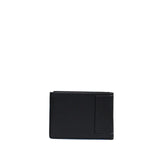 PIQUADRO - Portafoglio con portamonete in pelle, Nero