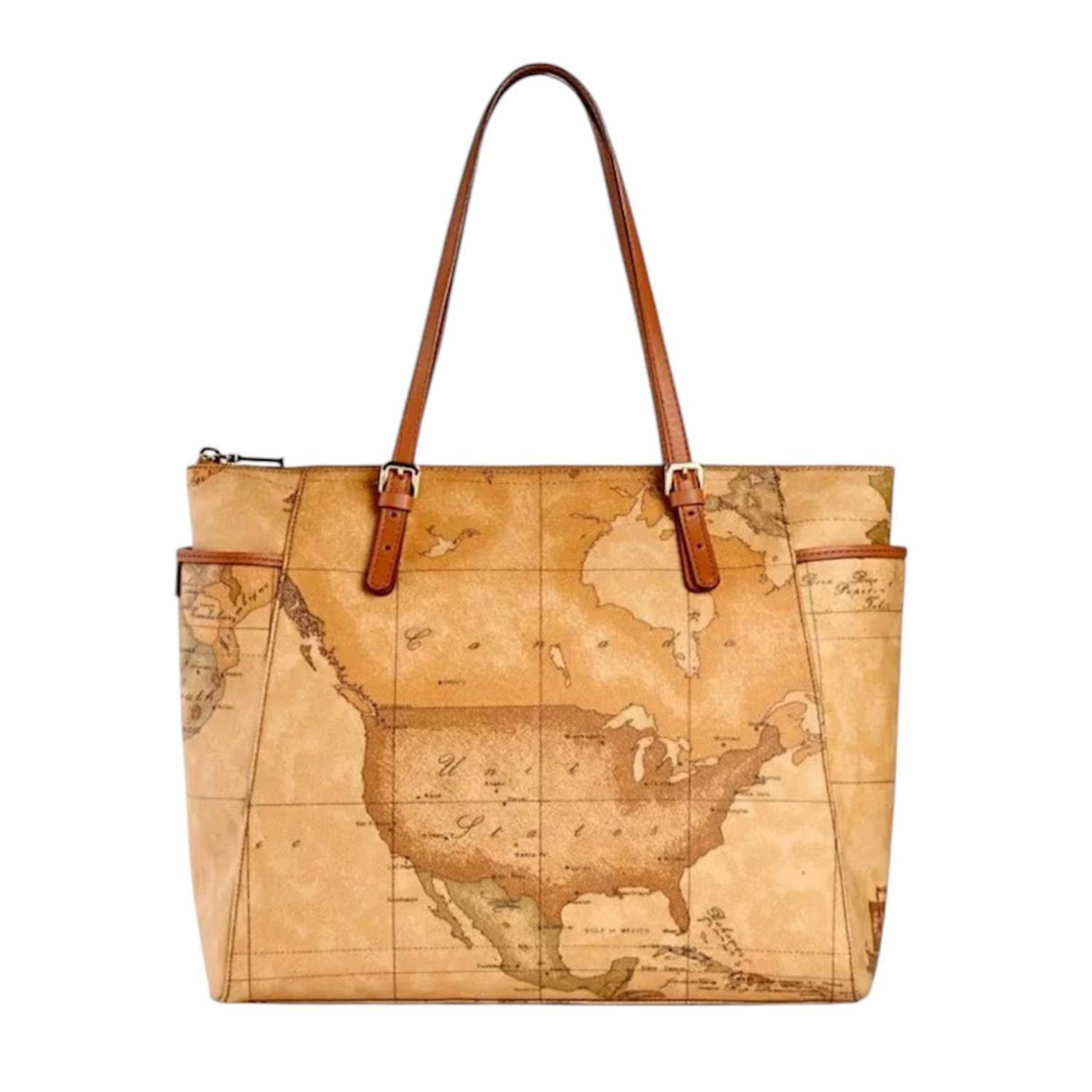 ALVIERO MARTINI - Borsa shopper grande Geo Classic E001 Beige