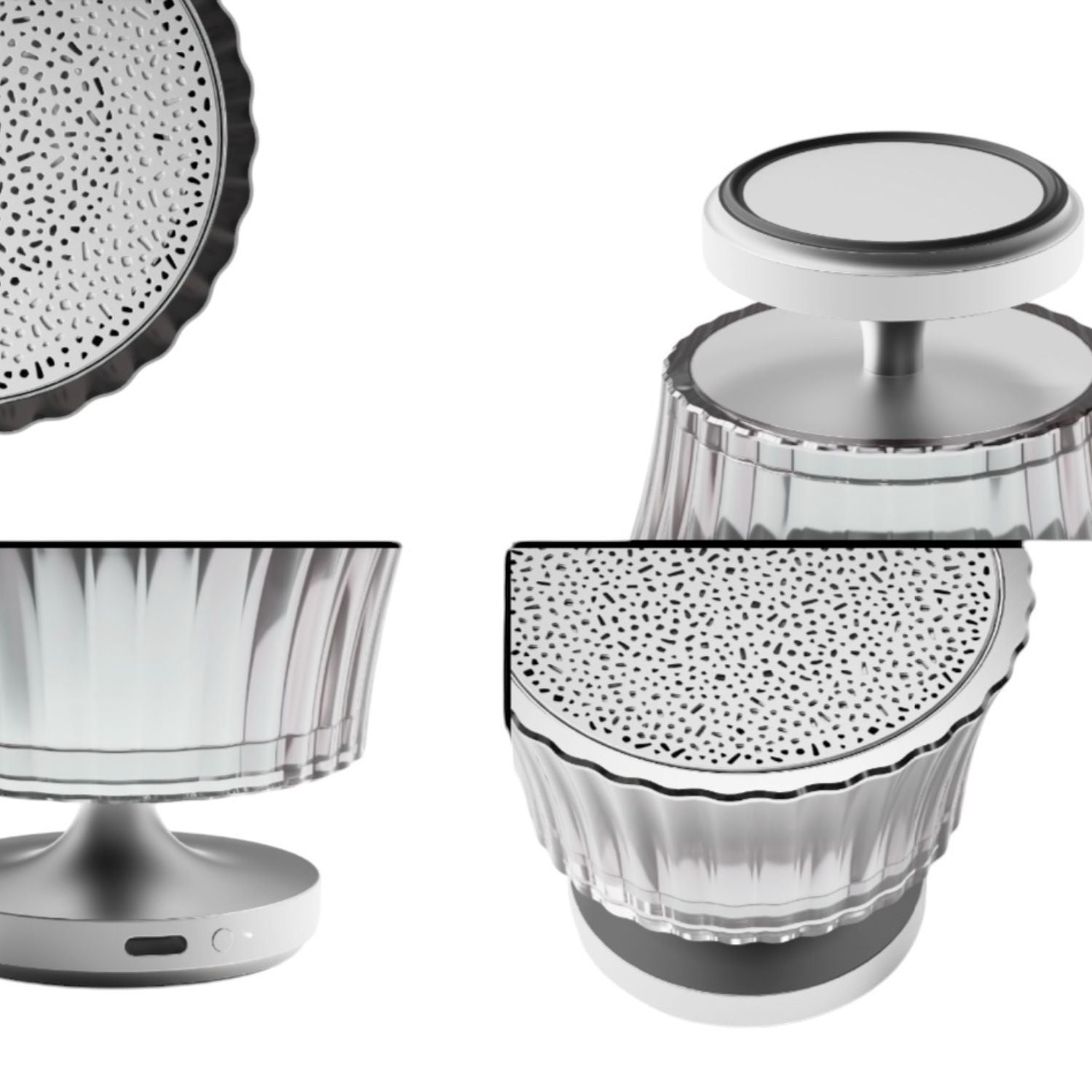 Stylistic - Speaker Bluetooth 5 W, Grigio Scuro