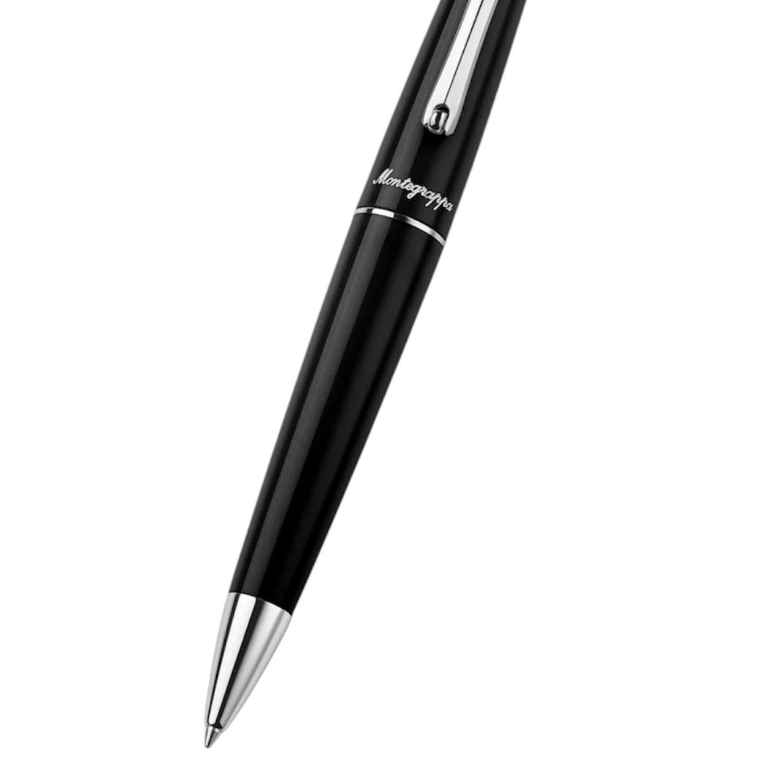 Montegrappa - Penna a sfera Elmo 01, Nero