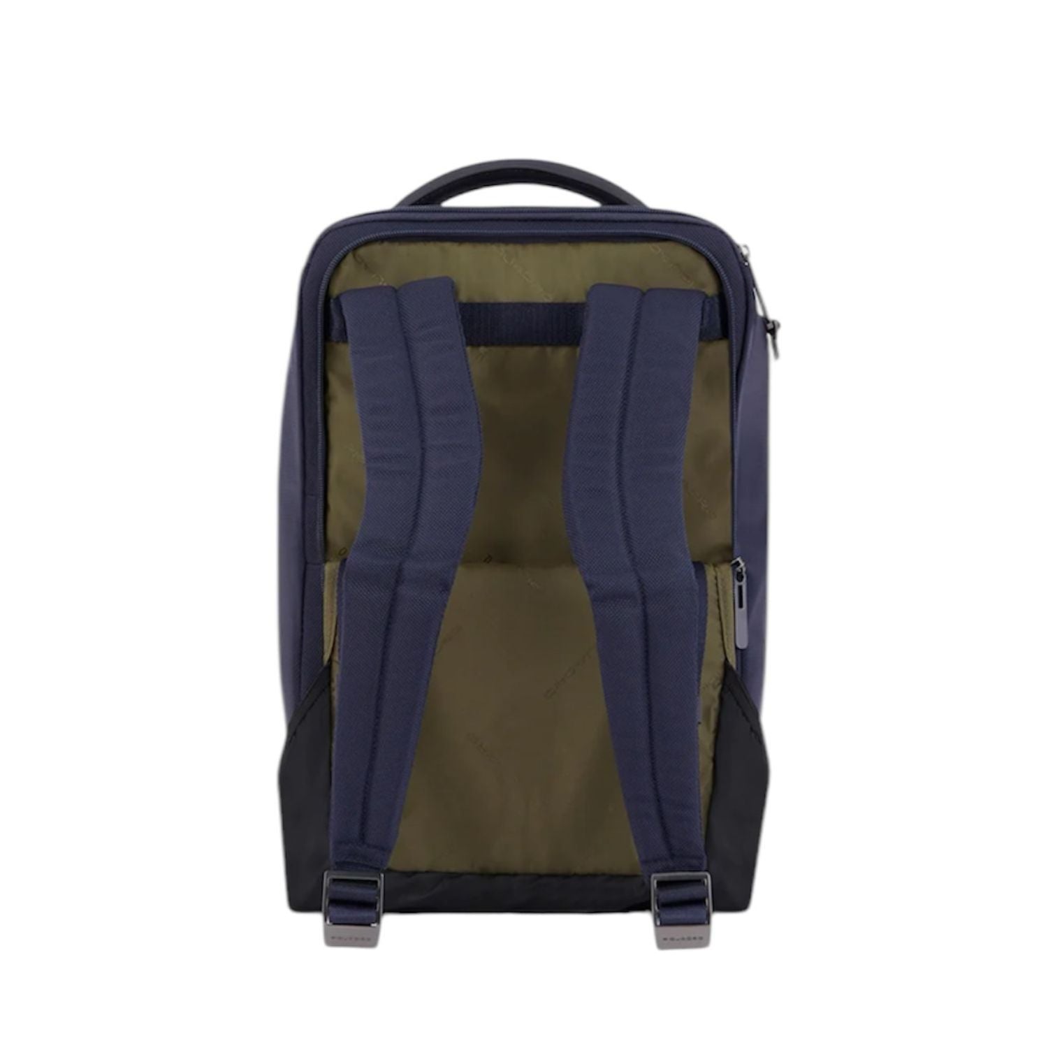 PIQUADRO -Trolley cabina portabile a zaino in tessuto riciclato Brief2, Blu