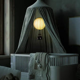  Authentic Models - Mongolfiera grande con Led, Azzurra