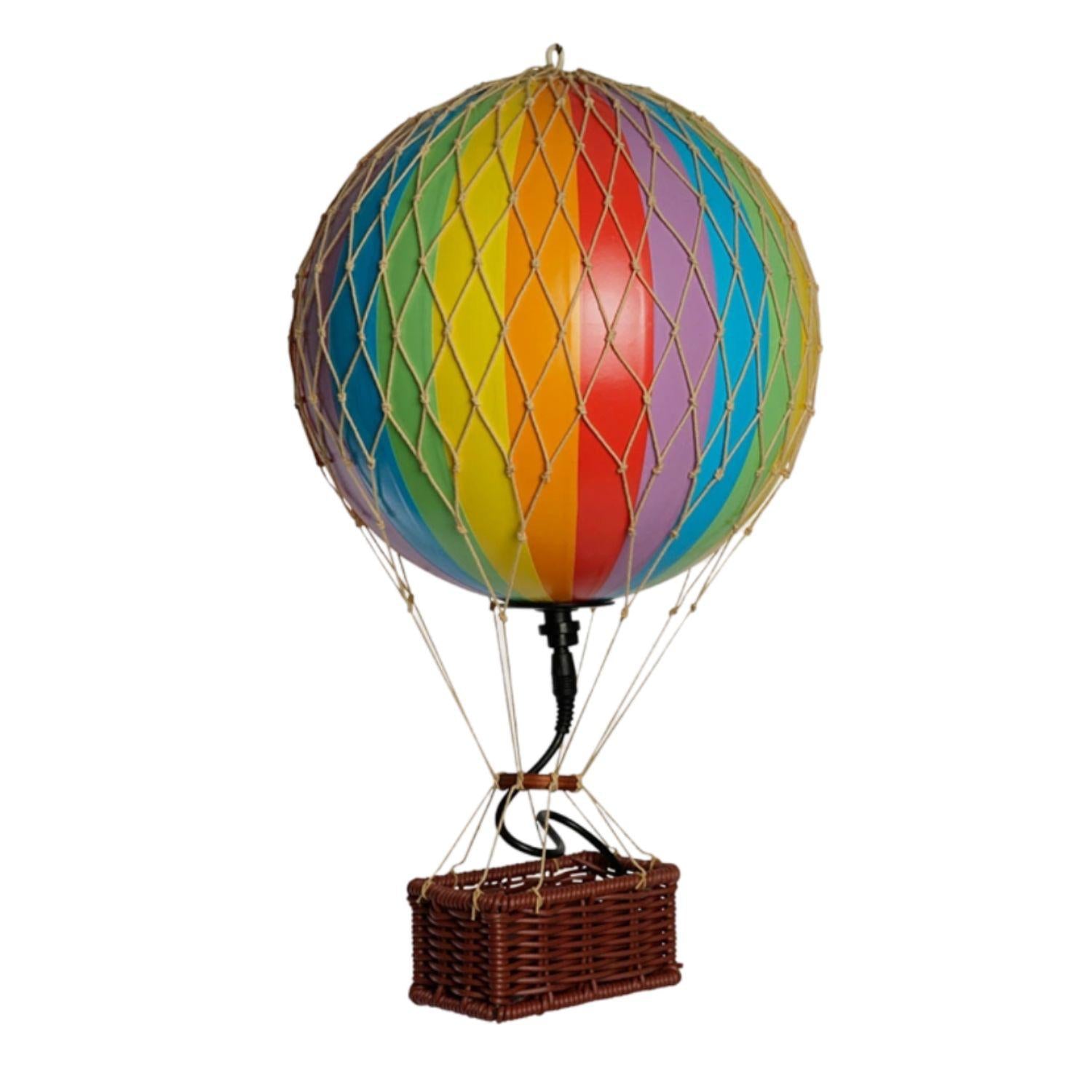 AUTHENTIC MODELS - Mongolfiera grande Led Royal Aero Arcobaleno
