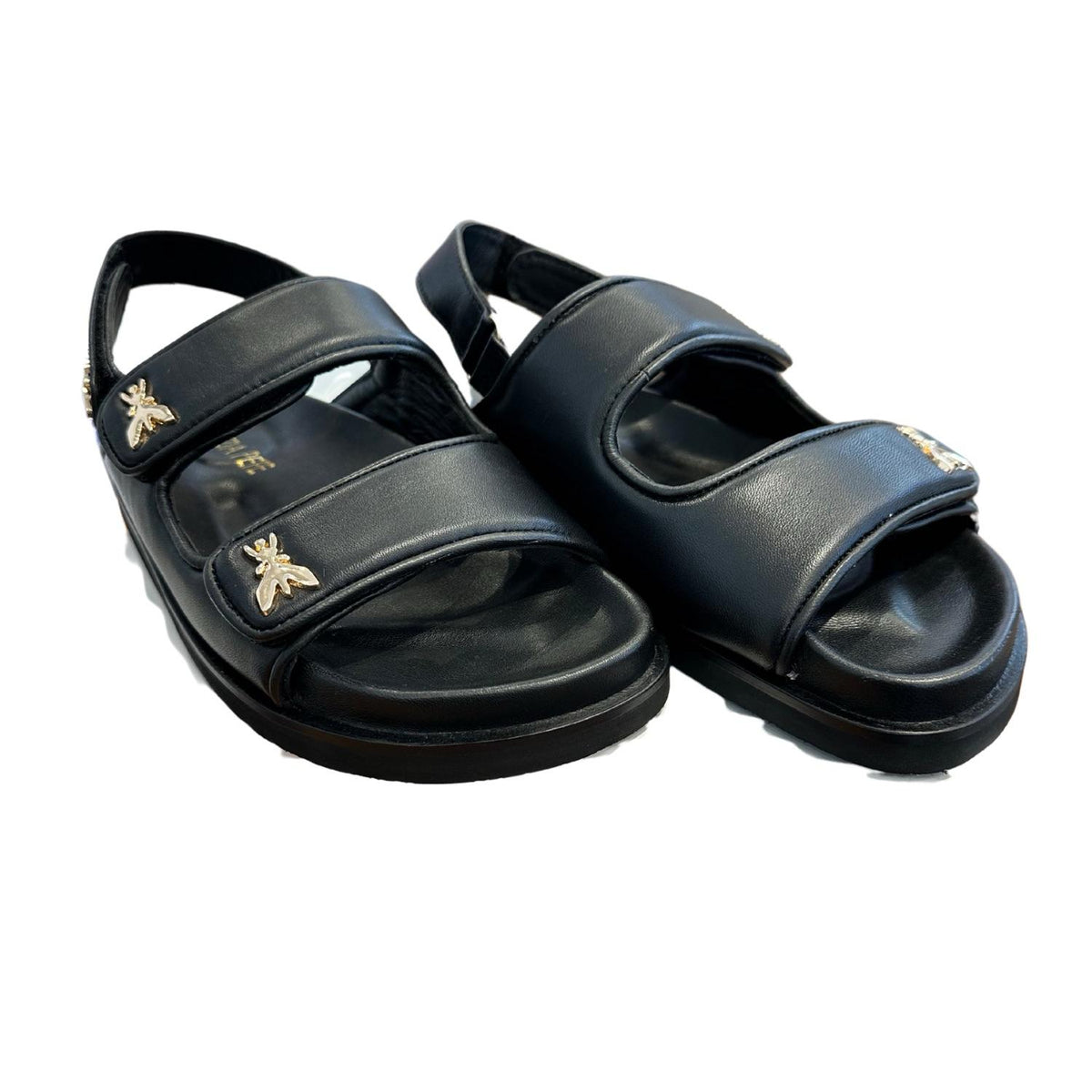 PATRIZIA PEPE - N. 37 Sandalo con fasce in pelle, Nero 