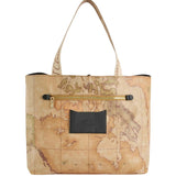 ALVIERO MARTINI - Reverse Soft borsa shopping reversibile, Nera