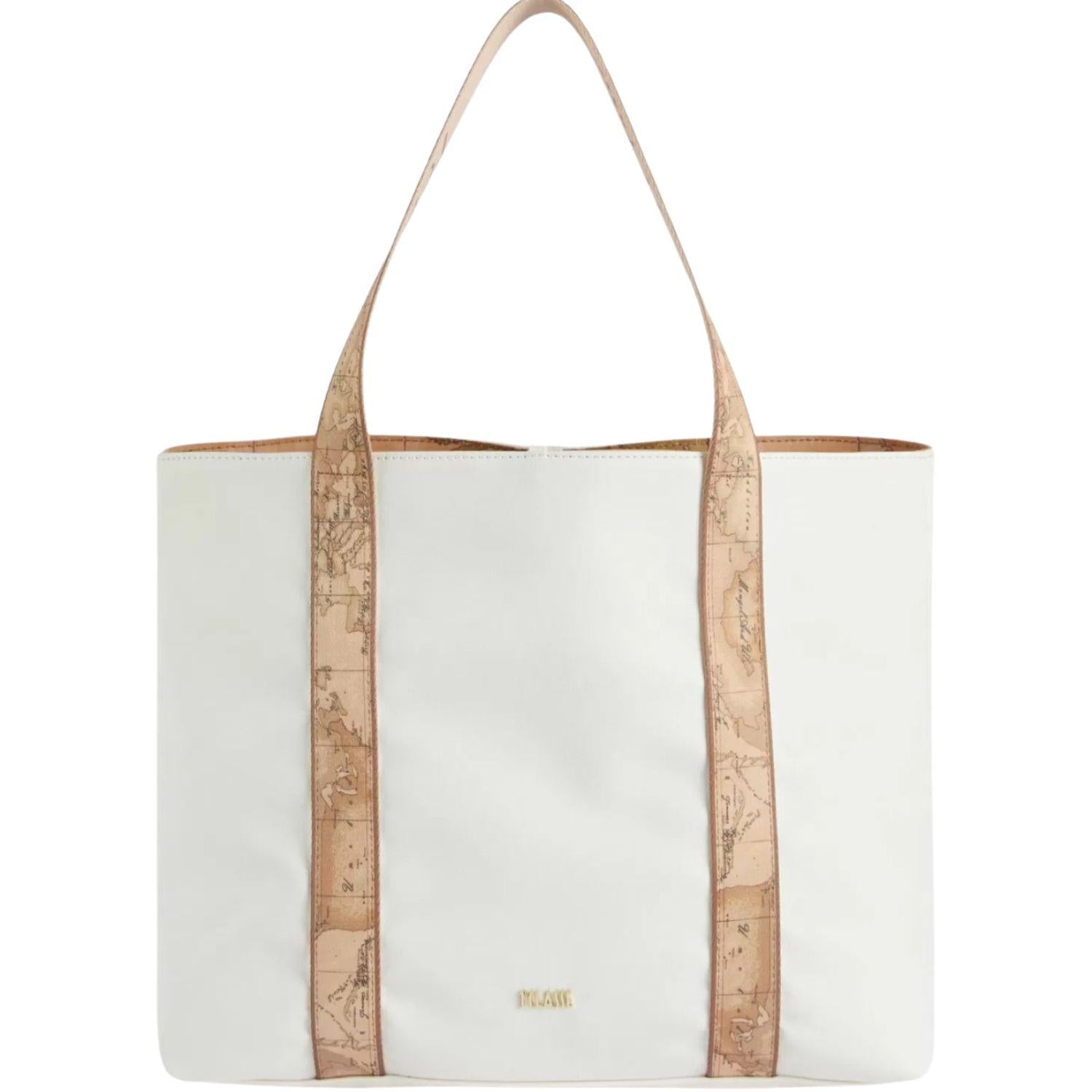 ALVIERO MARTINI - Reverse Soft borsa shopping reversibile, Bianca