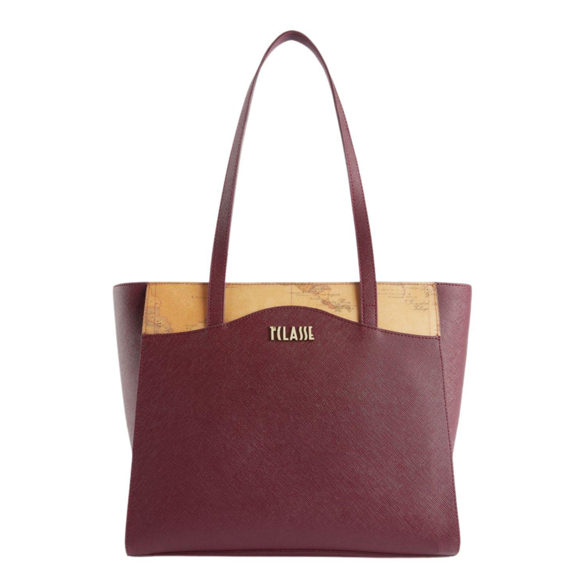 ALVIERO MARTINI 1a CLASSE - Digital City borsa shopping grande Burgundy