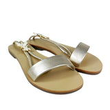 PATRIZIA PEPE - Sandalo Gioello N. 36, Platino oro 