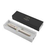 PARKER - Penna roller IM Monochrome Champagne, Oro