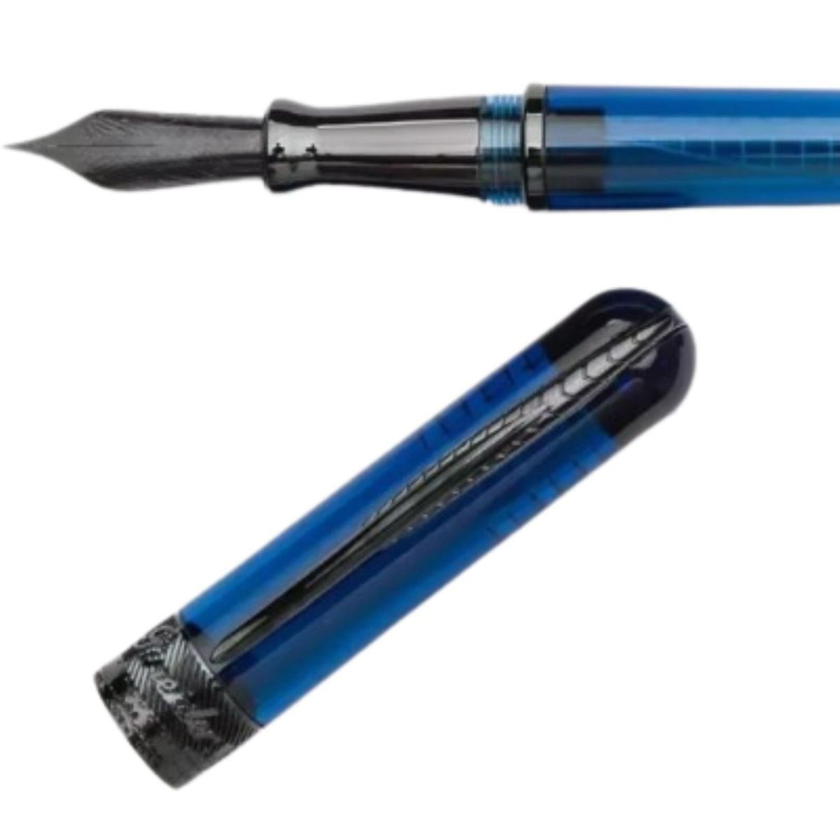 PINEIDER - Penna Stilografica Avatar Ur Demo Trasparente, Blu