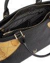  ALVIERO MARTINI - Borsa a mano con tracolla in tessuto goffrato Flying City, Nero
