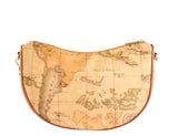 ALVIERO MARTINI - Geo Classic tracollina a mezzaluna E055 Beige