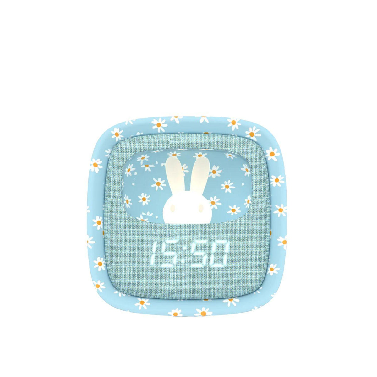 Mob - Sveglia e luce notturna, Fiori Azzurro e Giallo