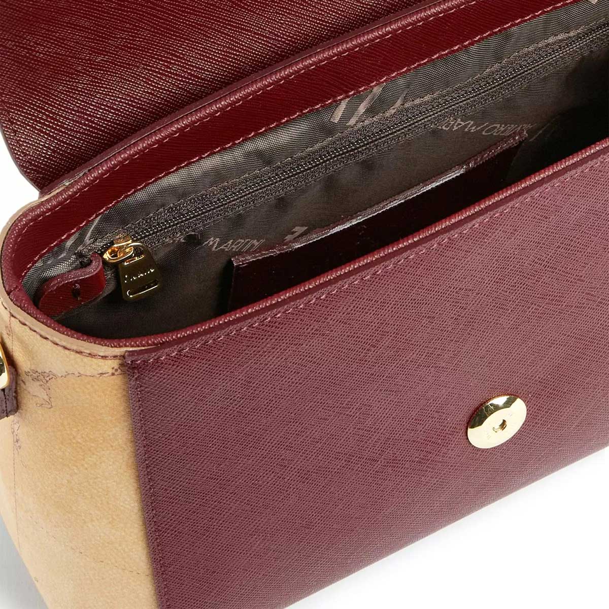 ALVIERO MARTINI 1a CLASSE - Digital City tracolla con patta Burgundy