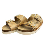 ALVIERO MARTINI - N.37 Ciabatta doppia fascia Geo Classic, Beige