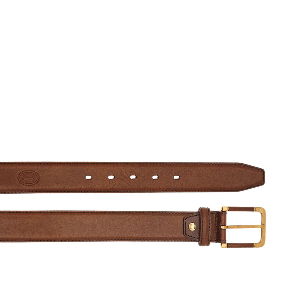 THE BRIDGE - Cintura uomo in pelle linea Story, Cuoio