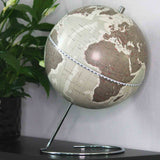 ZOFFOLI - Mappamondo da tavolo design moderno Cosmo Grigio