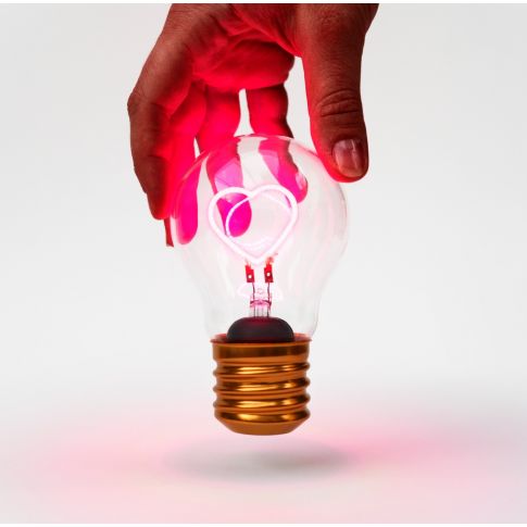SUCK UK - Bulbo lampada con cuore led 