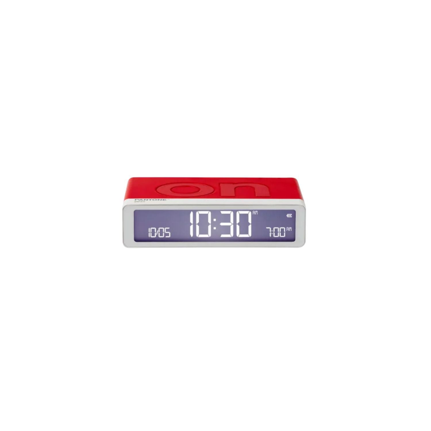 Sveglia Flip On/Off Pantone, Rosso