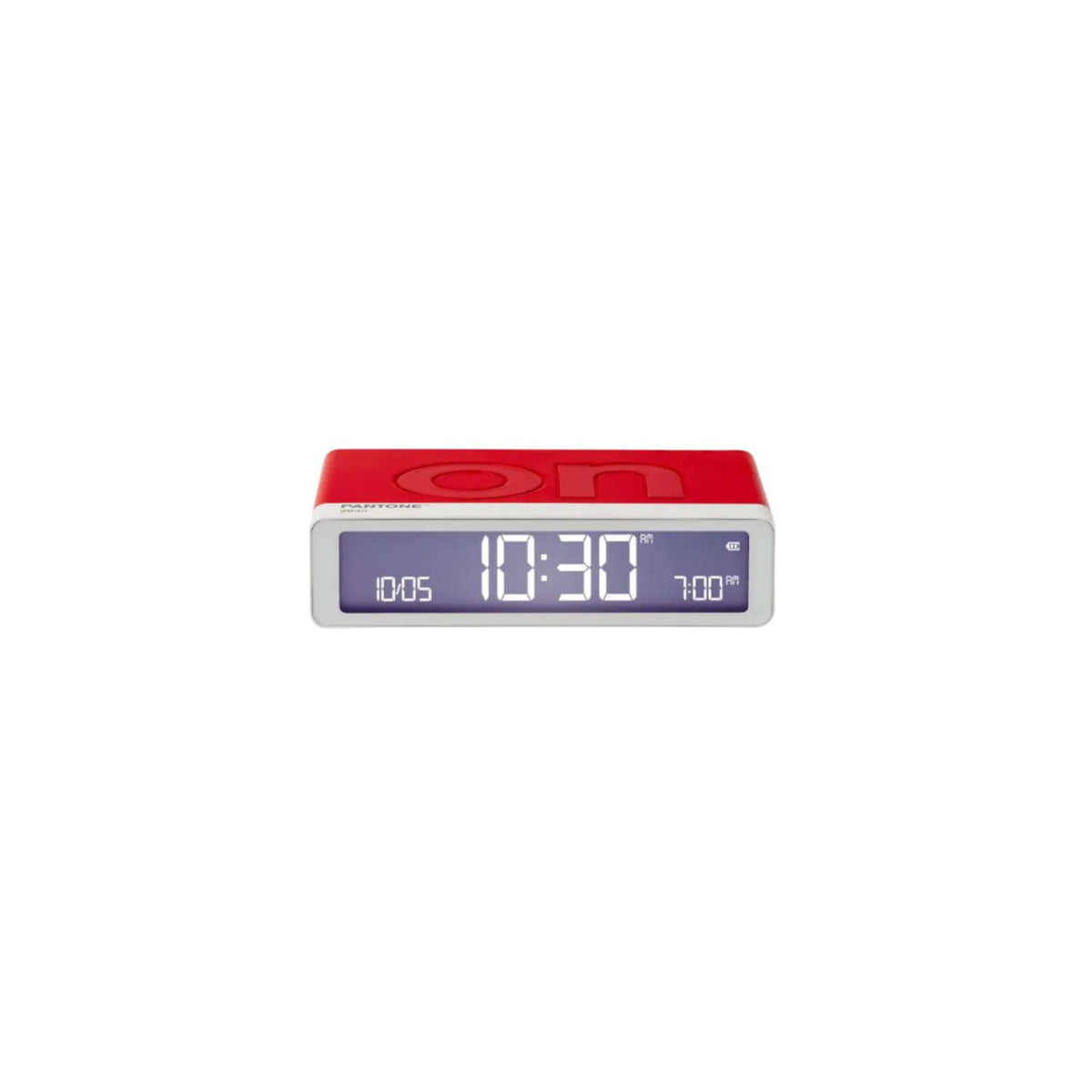 Sveglia Flip On/Off Pantone, Rosso