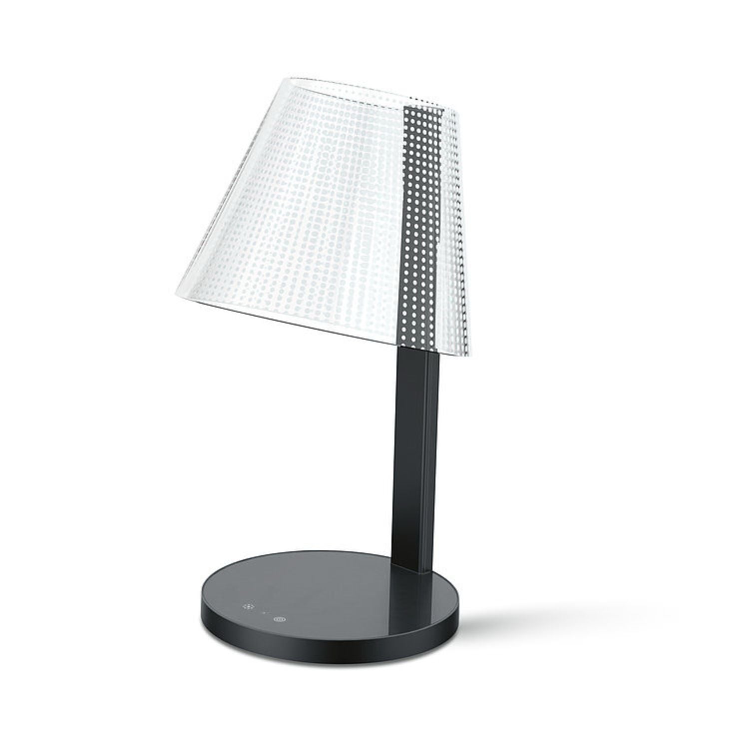 SBAM DESIGN - Lampada Kong con base ricarica wireless, Nero