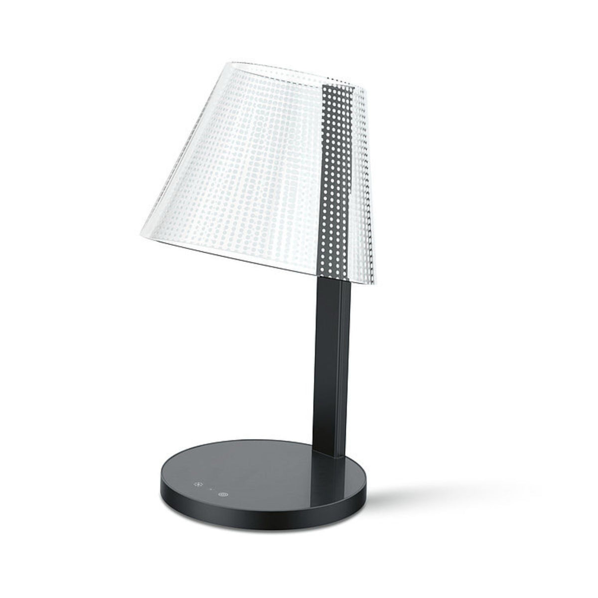 SBAM DESIGN - Lampada Kong con base ricarica wireless, Nero