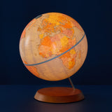 ZOFFOLI - Mappamondo geografico da scrivania, illuminato Azzurro