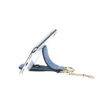 PIQUADRO - Portachiavi con supporto per smartphone, Azzurro
