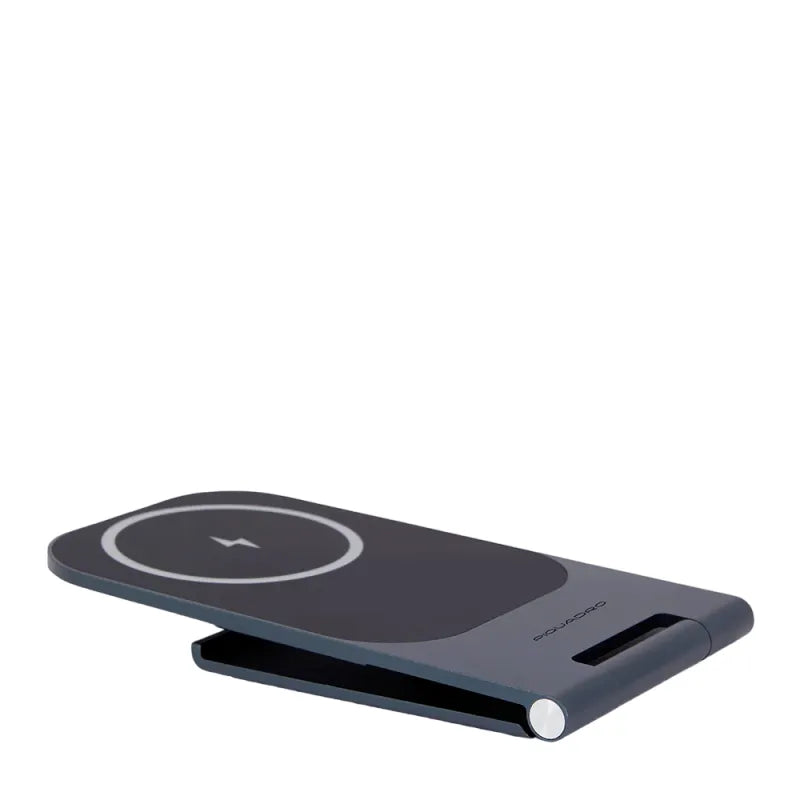 PIQUADRO - Piattaforma di ricarica Wireless pieghevole Grigio
