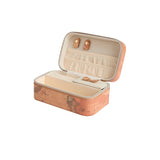 Alviero Martini - Portagioie in tessuto effetto nappa Geo Classic, Beige