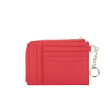 PIQUADRO - Bustina porta carte di credito con porta chiavi Circle, Rossa