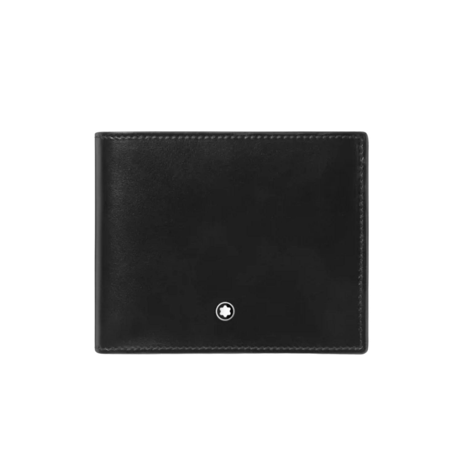Portafoglio in pelle 4 tasche Meisterstuck, Nero